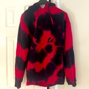 Tie Dye Zine Hoodie Size Small Mens